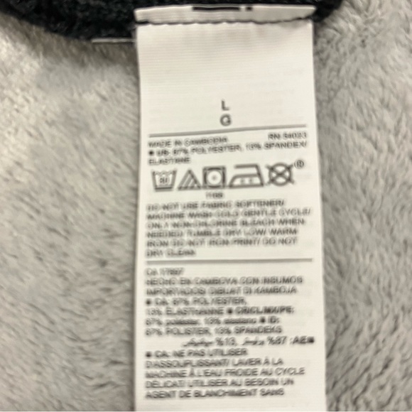 NWT Go Dry Old Navy dark gray heavier leggings. - Picture 12 of 13